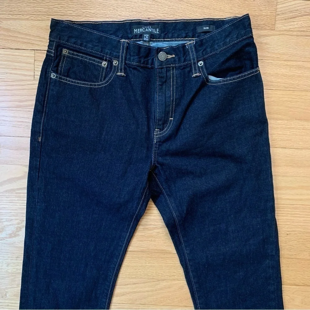 J. Crew Mercantile Slim Fit Dark Wash Jeans Size 29 Style J7568